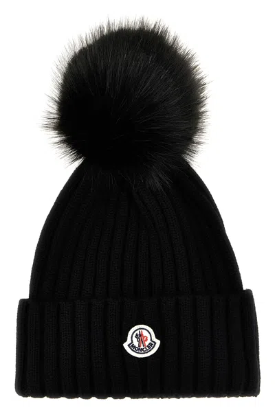 MONCLER MONCLER POM POM KNIT BEANIE