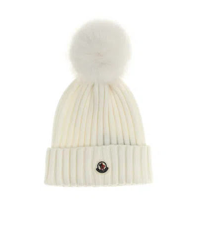 MONCLER MONCLER POM POM KNIT BEANIE