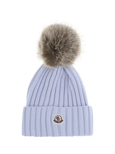MONCLER POM POM WOOL HAT