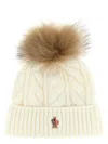 Moncler Braided Cap Featuring Pom-pom Detail