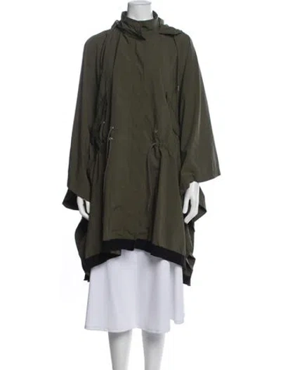Pre-owned Moncler Poncho In Green