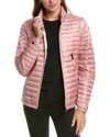 Moncler Pontaix Packable Lightweight Puffer Jacket In Pink