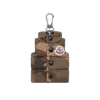 Moncler Camouflage Puffer Vest Keychain In Multi