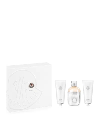 Moncler Pour Femme 3-piece Gift Set In White