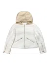 Moncler Pourtet Biker Jacket In White