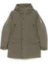 Moncler Prefouns Coat In Green