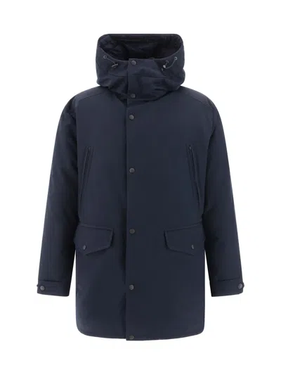 Moncler Prefouns Long Parka Jacket In 742