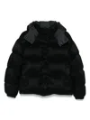 Moncler Press-stud Puffer Jacket In Black