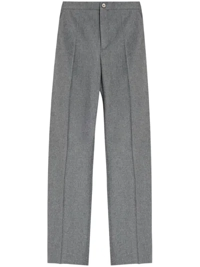 MONCLER PRESSED-CREASE TROUSERS