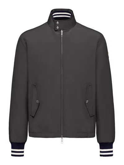 Moncler Prieure Reversible Padded Bomber Jacket In Gray