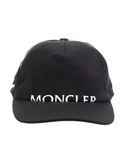 Pre-owned Moncler Printed Baseball Cap In Black