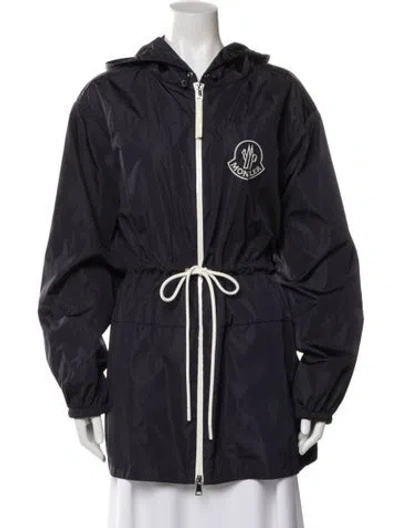 Pre-owned Moncler Printed Bomber Jacket In Multi