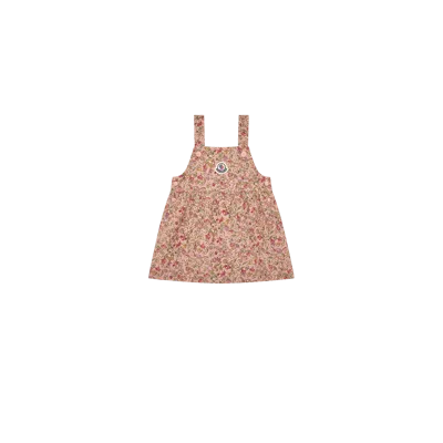 Moncler Kids' Printed Corduroy Dress, Girls, Pink, Size: 12/18m