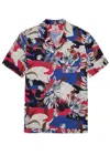 Moncler Printed Cotton-poplin Shirt In Multicoloured
