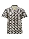 Moncler Camicia Stampata In Black