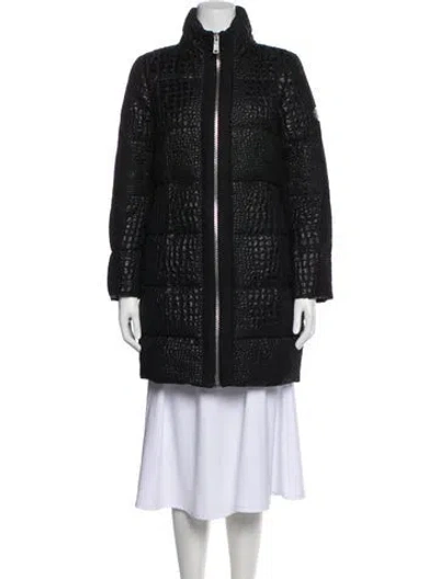 Pre-owned Moncler Printed Jacket In Black
