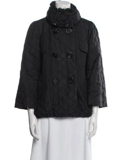 Pre-owned Moncler Printed Jacket In Black