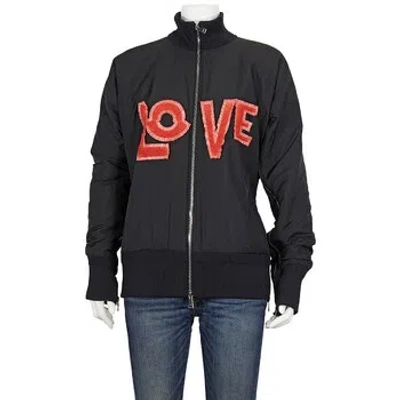 Moncler Printed Jacket In Black