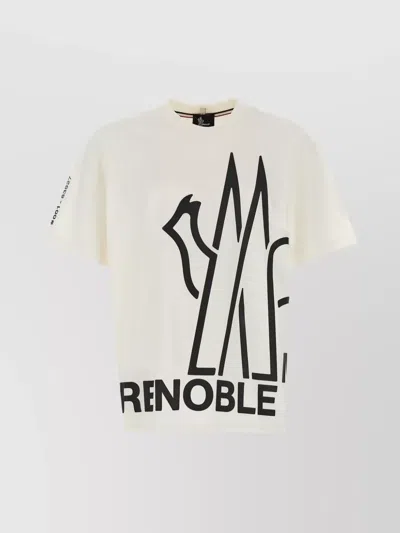 MONCLER PRINTED LOGO CREW NECK T-SHIRT