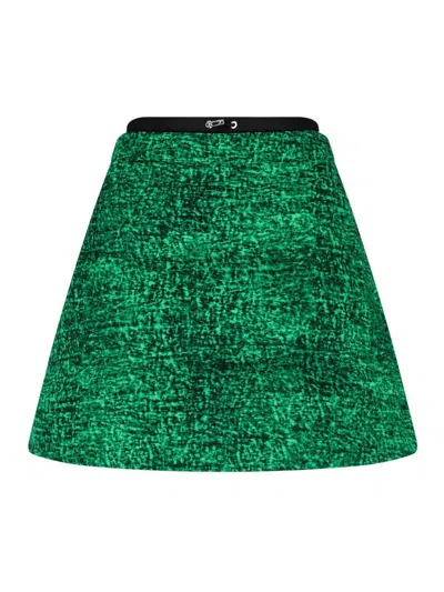 MONCLER PRINTED MINI SKIRT