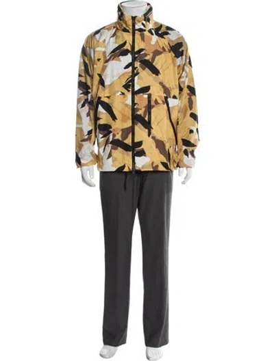 Pre-owned Moncler Printed Parka In Multi