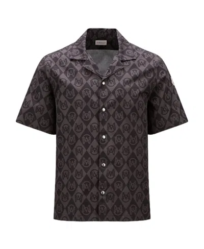 MONCLER MONOGRAM PRINT SHIRT