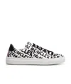 Moncler Printed Sports Shoes In White