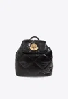 Moncler Puf Quilted Backpack In Black