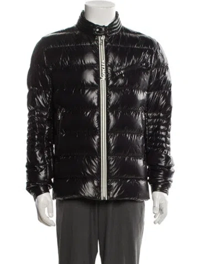 Pre-owned Moncler Puffer Coat In Black