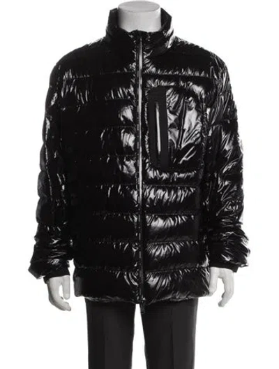 Pre-owned Moncler Puffer Coat In Black