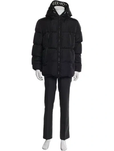 Pre-owned Moncler Puffer Coat In Black
