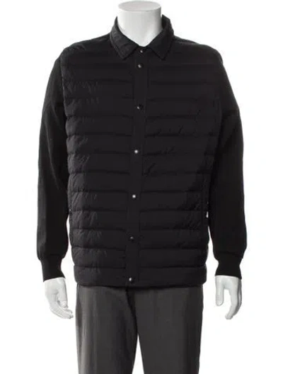 Pre-owned Moncler Puffer Coat In Black