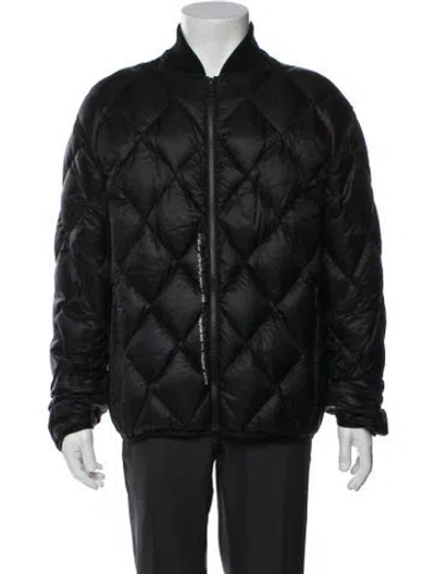 Pre-owned Moncler Puffer Coat In Black