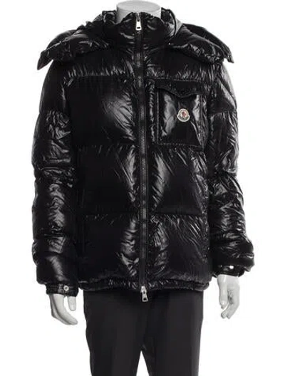 Pre-owned Moncler Puffer Coat In Black