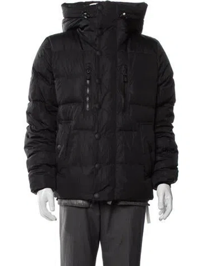 Pre-owned Moncler Puffer Coat In Black