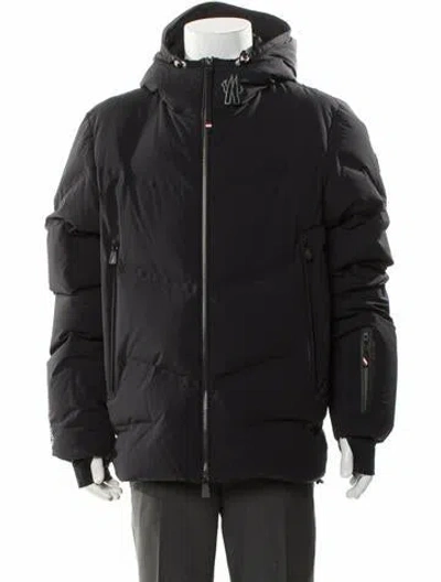 Pre-owned Moncler Puffer Coat In Black