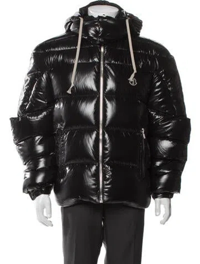 Pre-owned Moncler Puffer Coat In Black