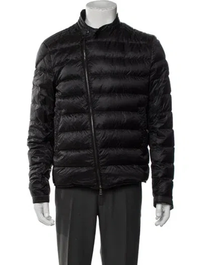 Pre-owned Moncler Puffer Coat In Black