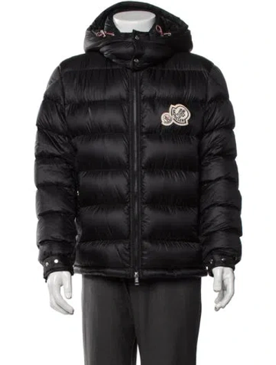 Pre-owned Moncler Puffer Coat In Black
