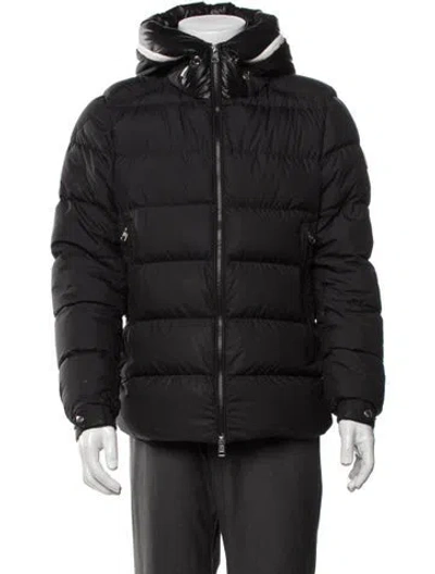 Pre-owned Moncler Puffer Coat In Black