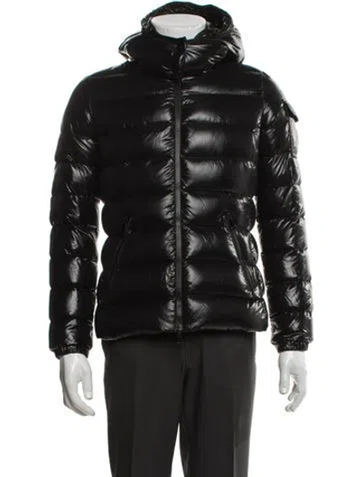 Pre-owned Moncler Puffer Coat In Black
