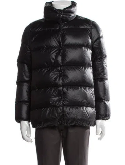 Pre-owned Moncler Puffer Coat In Black