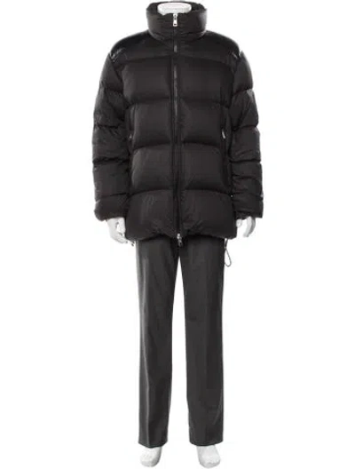 Pre-owned Moncler Puffer Coat In Black