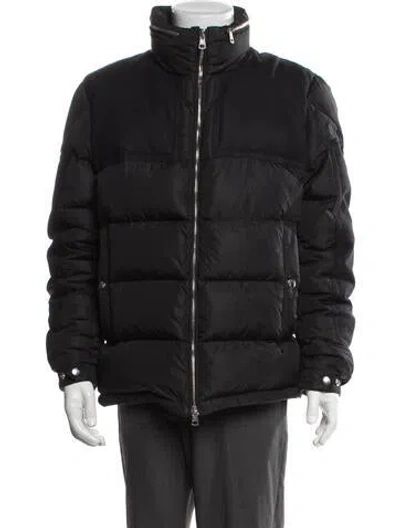 Pre-owned Moncler Puffer Coat In Black