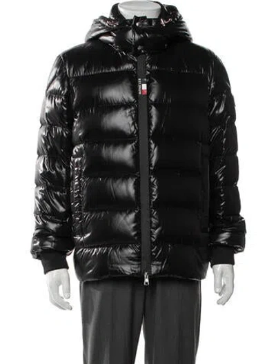 Pre-owned Moncler Puffer Coat In Black