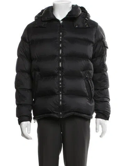Pre-owned Moncler Puffer Coat In Black