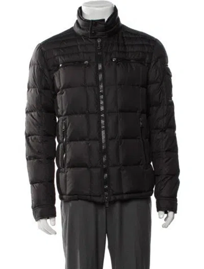 Pre-owned Moncler Puffer Coat In Black