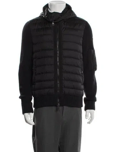 Pre-owned Moncler Puffer Coat In Black