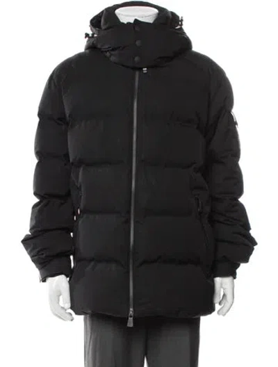 Pre-owned Moncler Puffer Coat In Black