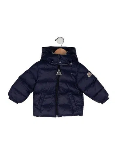 Pre-owned Moncler Kids' Puffer Coat In Blue